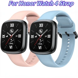 Sports Official Silicone Strap For Honor Watch 4 Smart Watch Replacement Band Wristband For Huawei Honor Watch 4 Bracelet Correa
