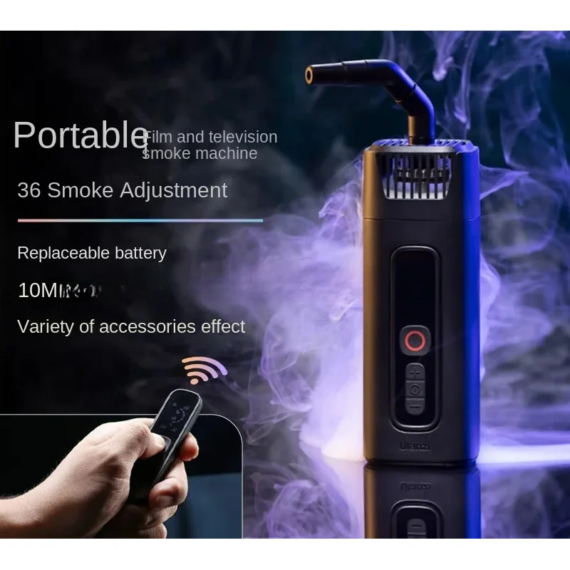 Rf01 Portable Smoke Handheld Film And Television Wedding Sprayer Automatic Dry Ice Fog Machine