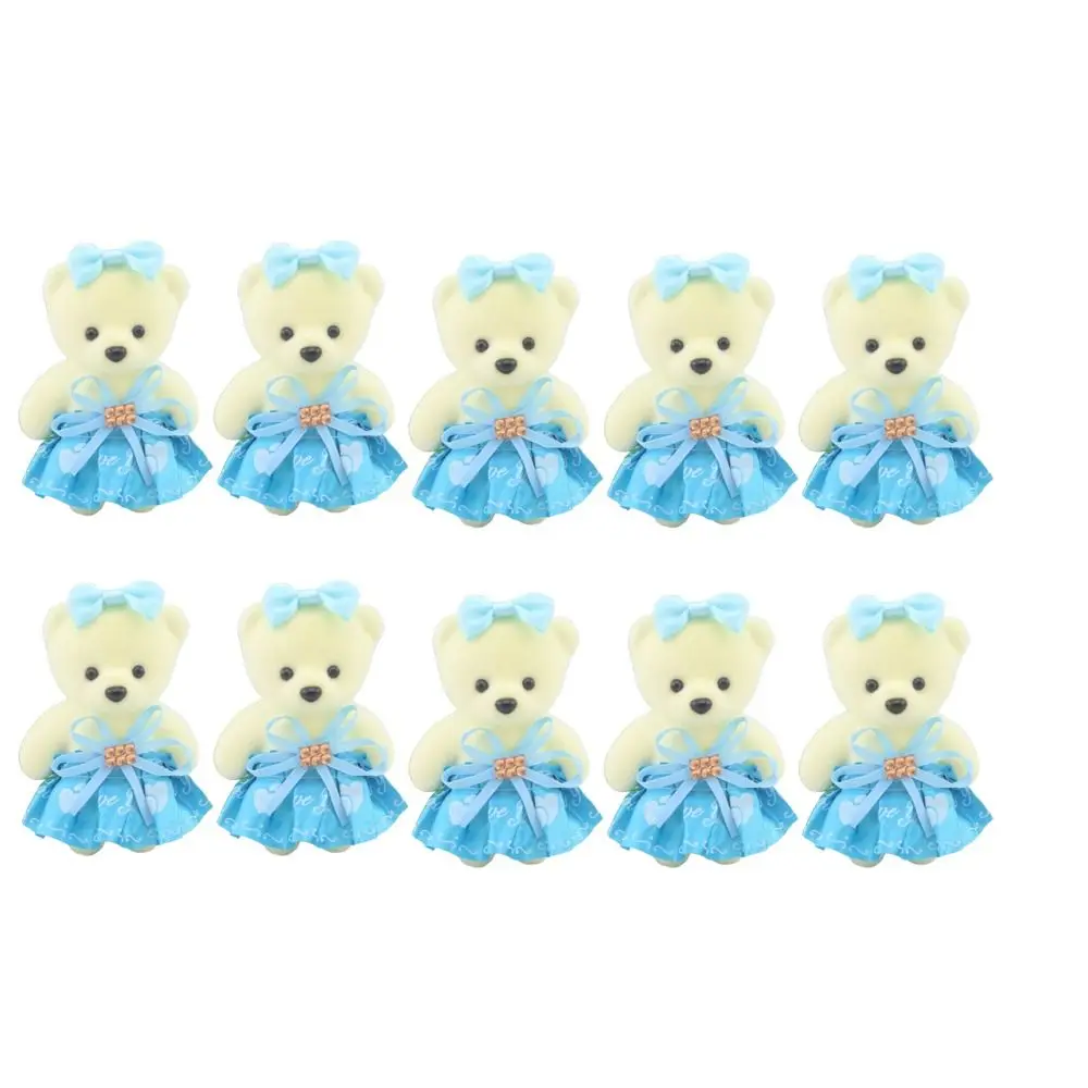 10 pz/set Schiuma Orso Orso Peluche Schiuma Giocattoli Peluche Bambola di Peluche Animale Mini Orso Bouquet di Fiori 11 cm Del Fumetto Del Fumetto Bouquet bambola