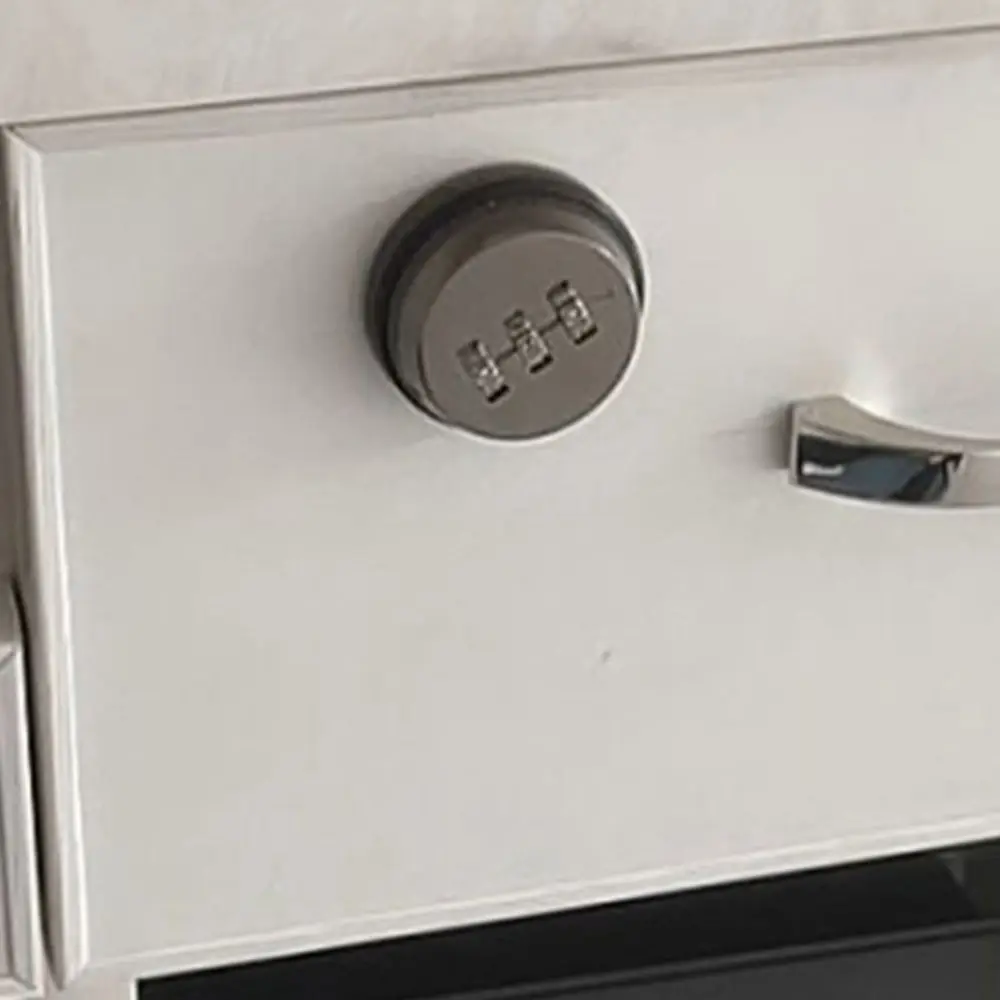 قفل باب بكلمة مرور مكون من 3 أرقام، سهل التركيب، قفل بكلمة مرور للخزانة بدون مفتاح، قفل بكلمة مرور من سبائك الزنك الصلبة وقفل بكلمة مرور ميكانيكي ABS