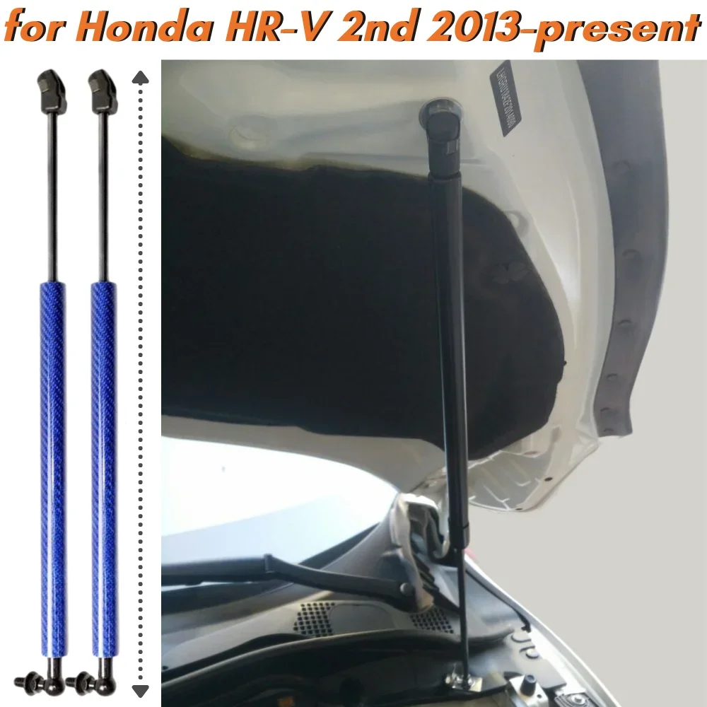 

9 Colors Carbon Fiber Front Bonnet Hood Gas Struts Spring for Honda HR-V RU 2nd 2013-present Lift Supports Shock Absorbers Bars