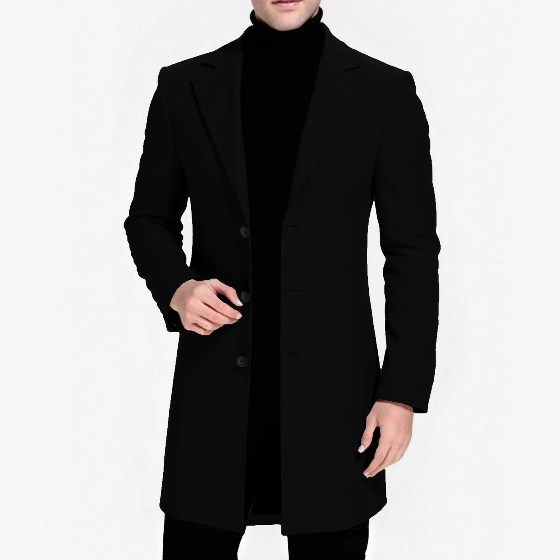 Trendy Trench Coat Classic Daily Commute Light Anti-wrinkle Non-ironing Medium And Long Trench Coat