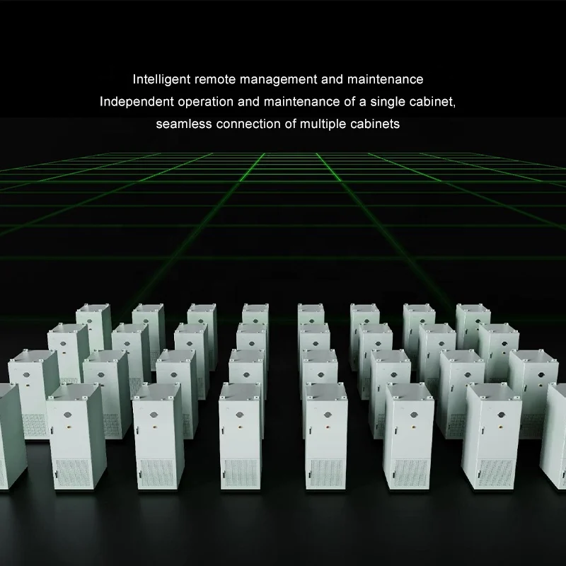Wingosolar Grado a 10FT 100KW 215kWh Sistema di raffreddamento a liquido Tutto in uno con inverter e contenitore di accumulo di energia per batterie al litio