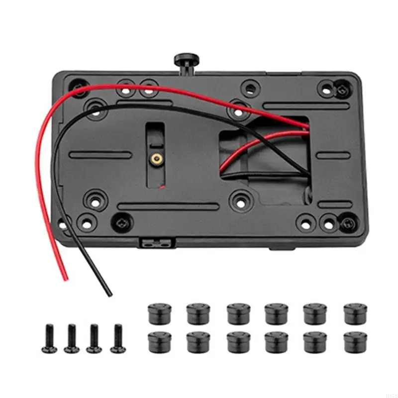 

H37B Professional V Mount Battery Plate with D-Tap DIY Power Wire Output for Camera