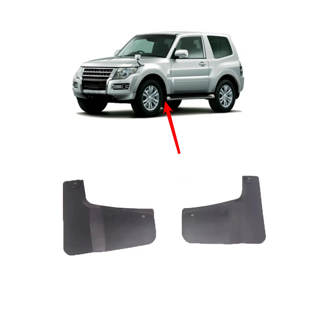 1 Pcs 3 Doors Front Wheel Back Mudguard for Pajero V80 7654A005 2007-2015 Wheel Dirty Splash Guard wheel Splash Dirty Cover