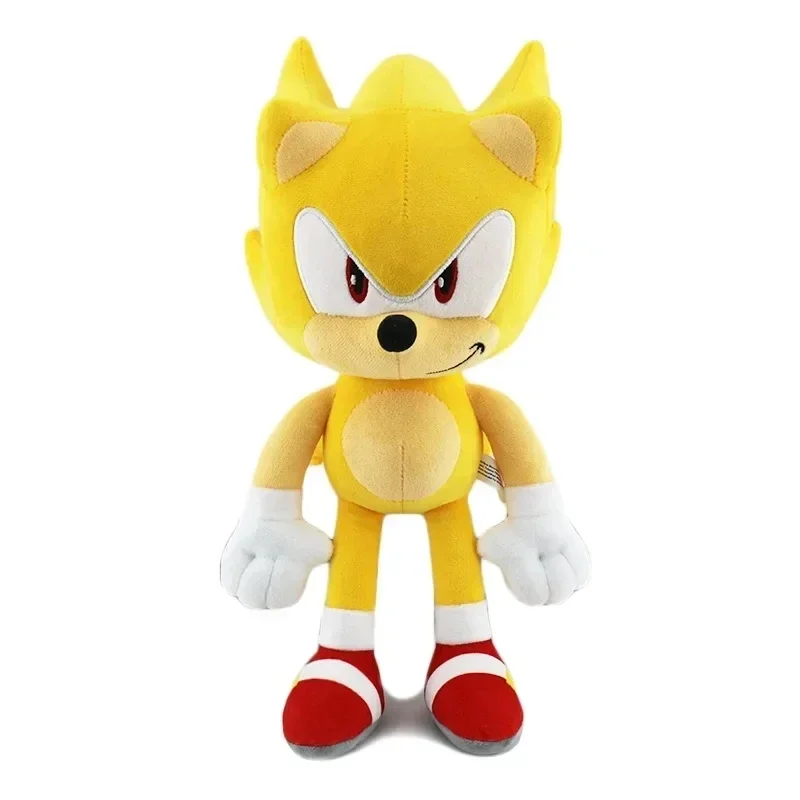 New HOT 30cm Sonic Peluches Toy Cartoon Hedgehog Amy Rose Knuckle Tail Soft Stuffed Doll Child Birthday Sonic Lovely Hot Toys