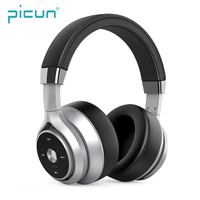 Picun P28X TWS Headphone Bluetooth 5.3 Noise Reduction Earphones Dual Drive Units Bass Over-Ear Headphones With Mic Headset