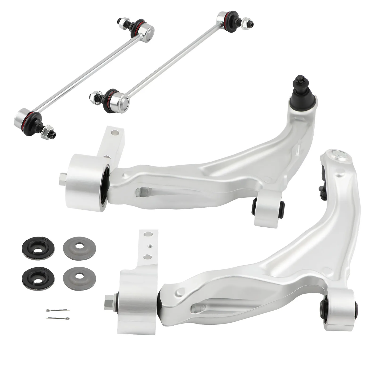 

4x Front Lower Control Arms Sway Bar Links Kit for Acura MDX ZDX 2007-2012 2013
