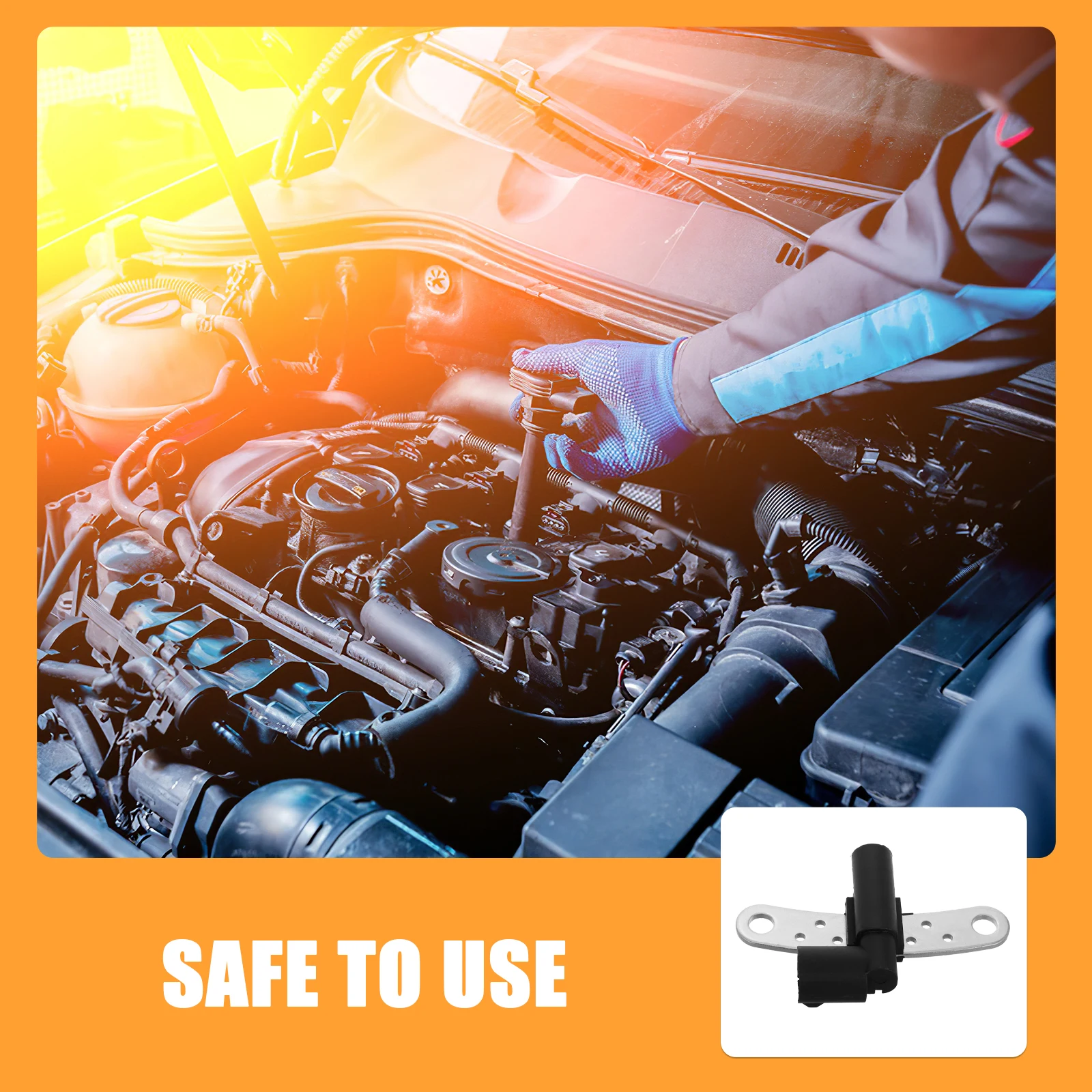 

Crankshaft Sensor Position Replacement Camshaft Sensors Engine Automotive 1001966 Compatible Efficient Installation Durable