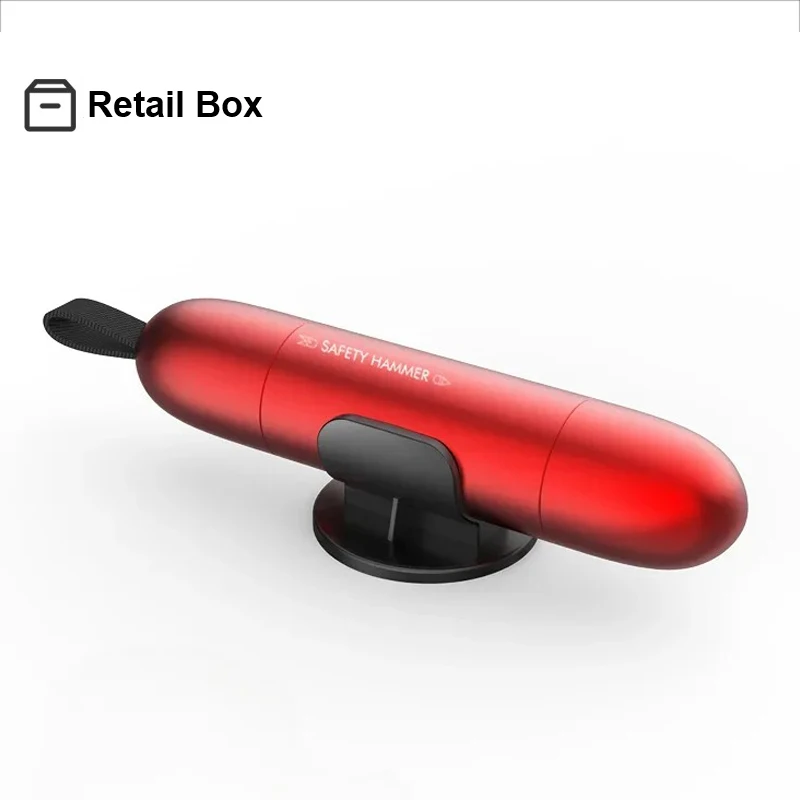 Car Window Glass Breaker Seatbelt Cutter Emergency Tungsten Steel Tip Safety Hammer Auto Rescue Safety Break Hammer
