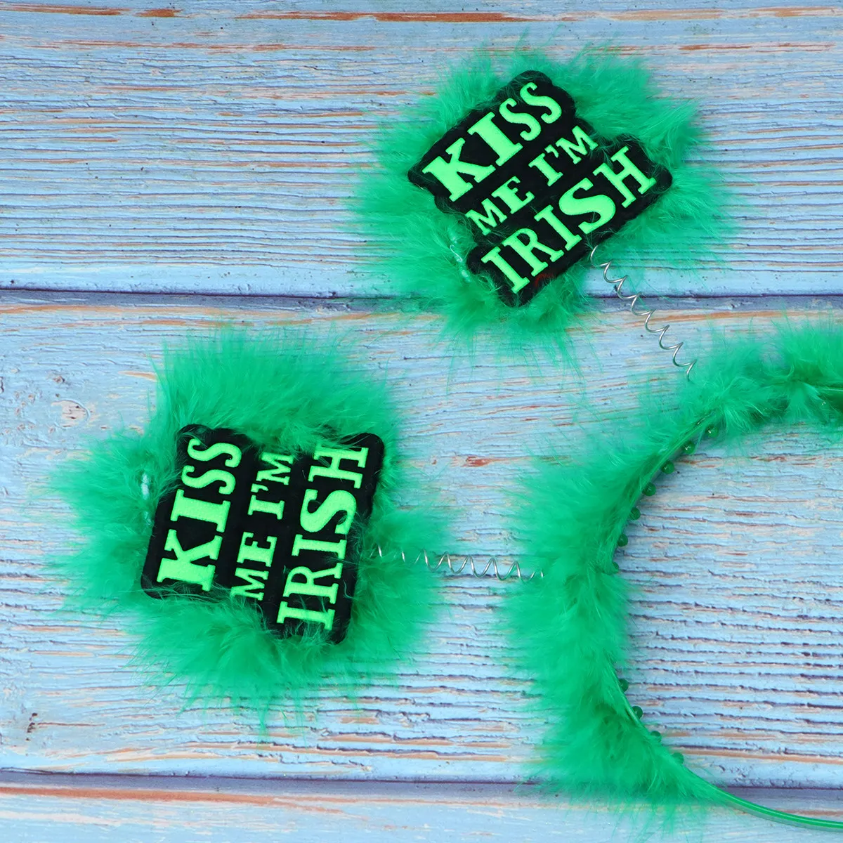 

6Pcs St Patrick's Day Headband Hair Hoop Decorative Headwear Party Supplies Festive Accessories for Women Holiday