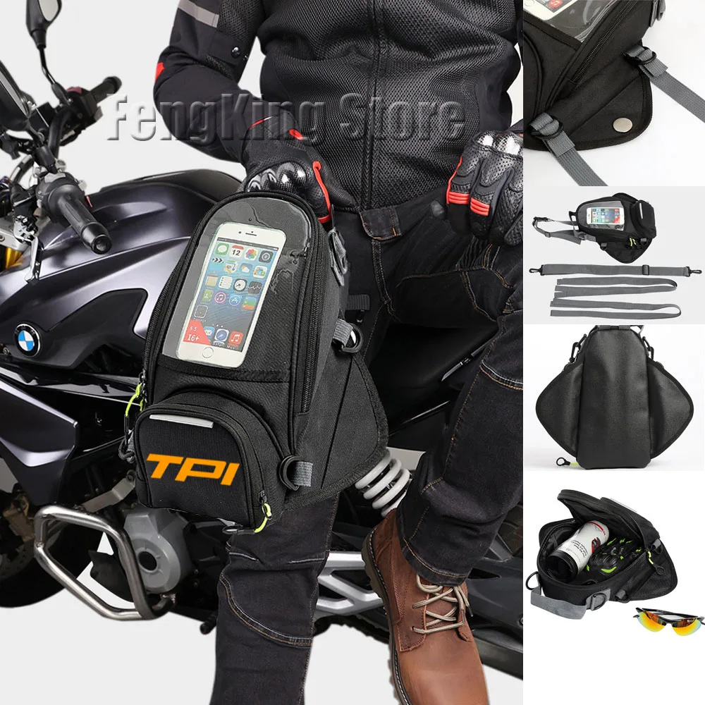 For exc 300 tpi 150XCW EXC XC TPI Si Motorcycle Magnetic Bag Riding Bag Navigation Fuel Tank Bag Large Screen