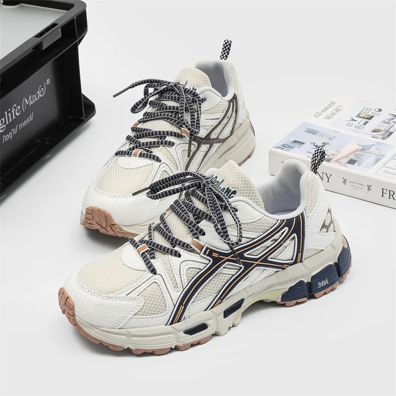 

Мужская обувь, лето 2025, новые легкие амортизирующие кроссовки для бега в стиле ретро, легкая прогулочная спортивная модная обувь для папы