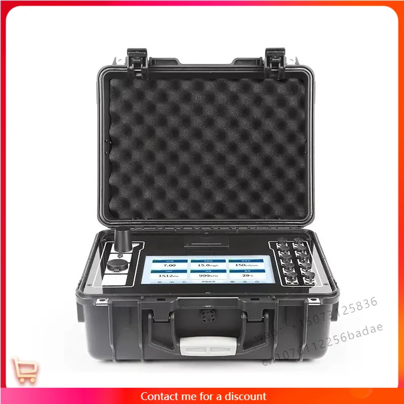 Portable Water Quality Tester PH Dissolved Oxygen Conductivity ORP Turbidity Meter Multifunction