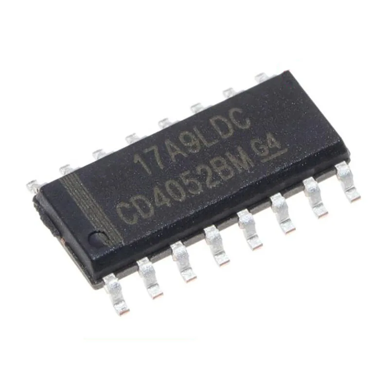 10PCS CD4052 HEF4052 cd4052 hef4052 CD4052BM 4052 SOP-16  Plastic protective casing