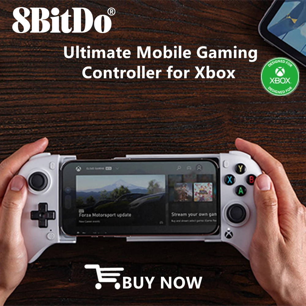 8BitDo Ultimate Mobile Gaming Controller Bluetooth Gamepad لأجهزة Xbox تناسب الأجهزة المحمولة للتطبيق / Android 9.0 المتوافق مع iOS