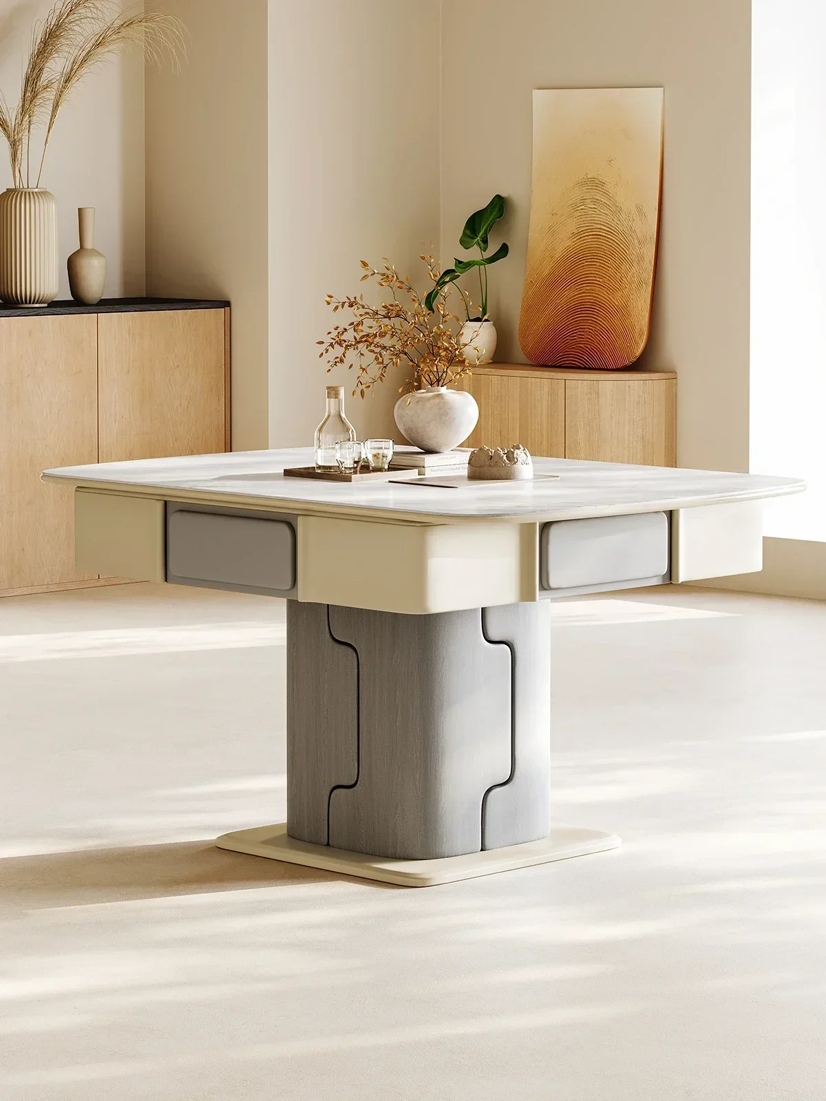

solid mahjong table table dual-purpose automatic household high-end mahjong machine