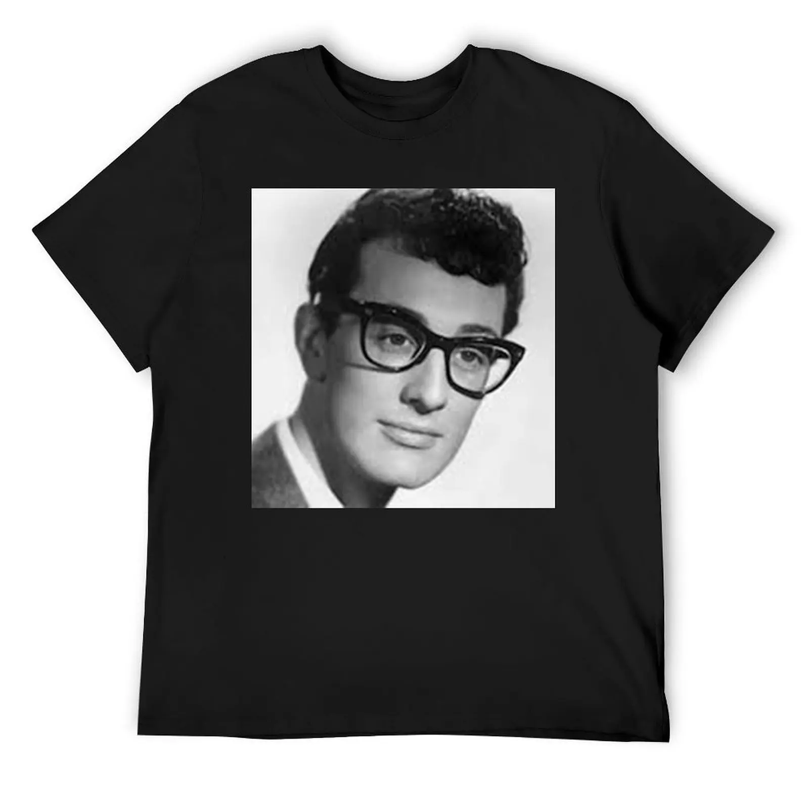 

buddy holly T-Shirt customs design your own aesthetic clothes boys whites Short sleeve tee men