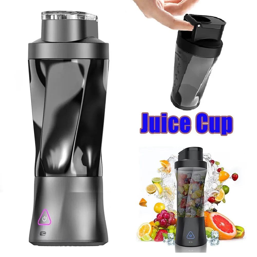 

High Speed Blender Large Capacity Portable Juice Cup Powerful Motor Ice Crushing Function Making Smoothies Juices USB Charging
