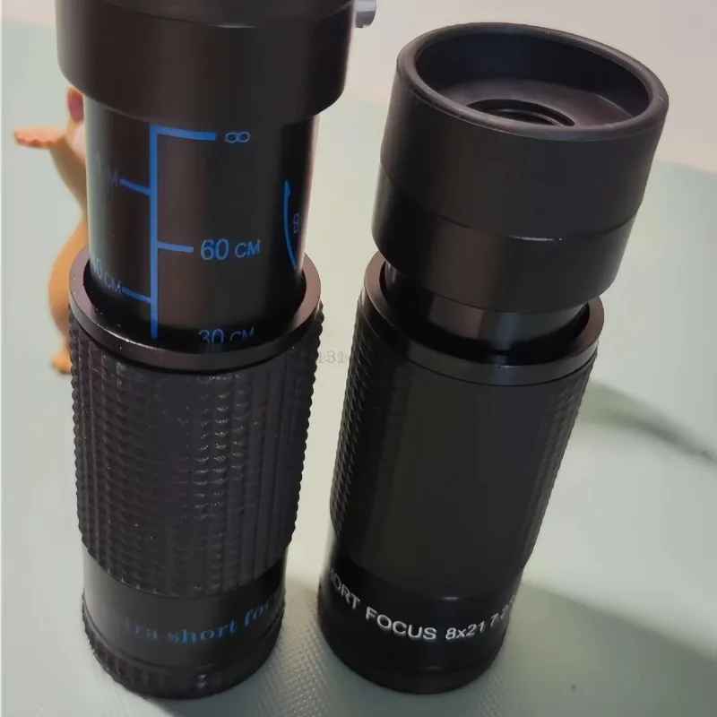 Portable Mini Monocular Telescope 4x12 6-16x 8x21 High Power HD Large Aperture Monocular for Fishing Bird Watching Outdoor Whole