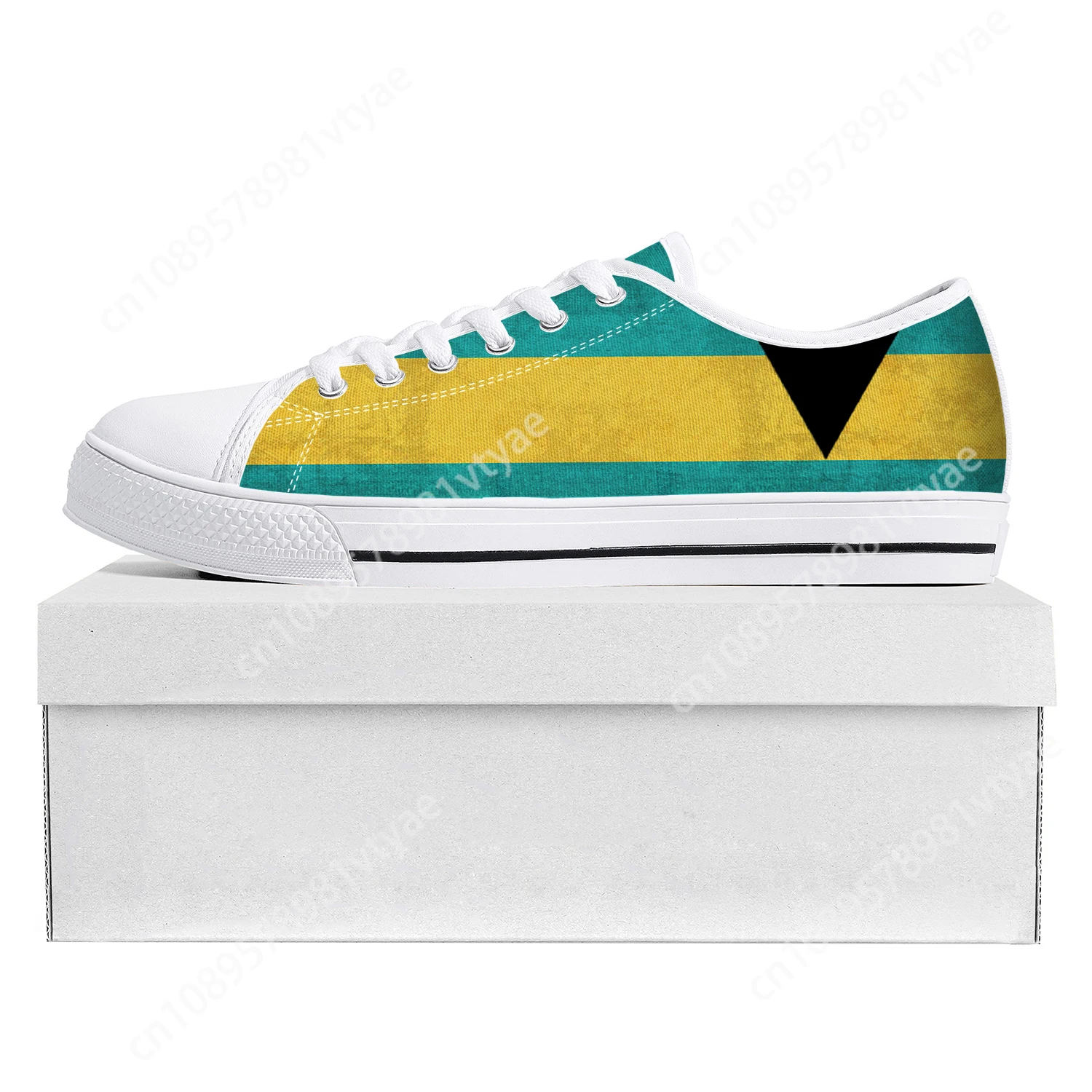 

Bahamian Flag Low Top High Quality Sneakers Mens Womens Teenager Canvas Sneaker Bahamas Prode Casual Couple Shoes Custom Shoe