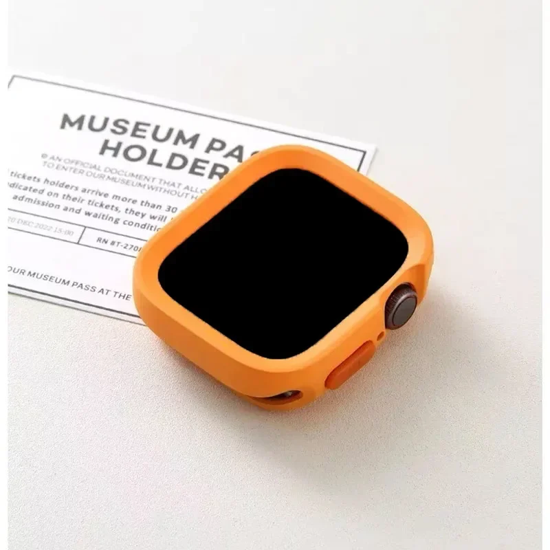 TPU Cover for Apple Watch Ultra Case 42mm 46mm 44mm 40mm 45mm 41mm 49mm Soft Bumper Protector Case IWatch SE 10 9 8 7 6 5 Ultra