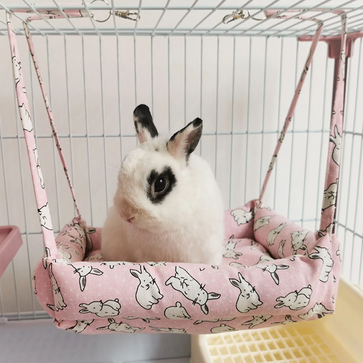 

Pet Rabbit Hammock Rabbit Nest Small Pet Hammock Pet Cat Bed Accessories Pet hamster Beds Squirrel rabbit Rest Sleep Supplies