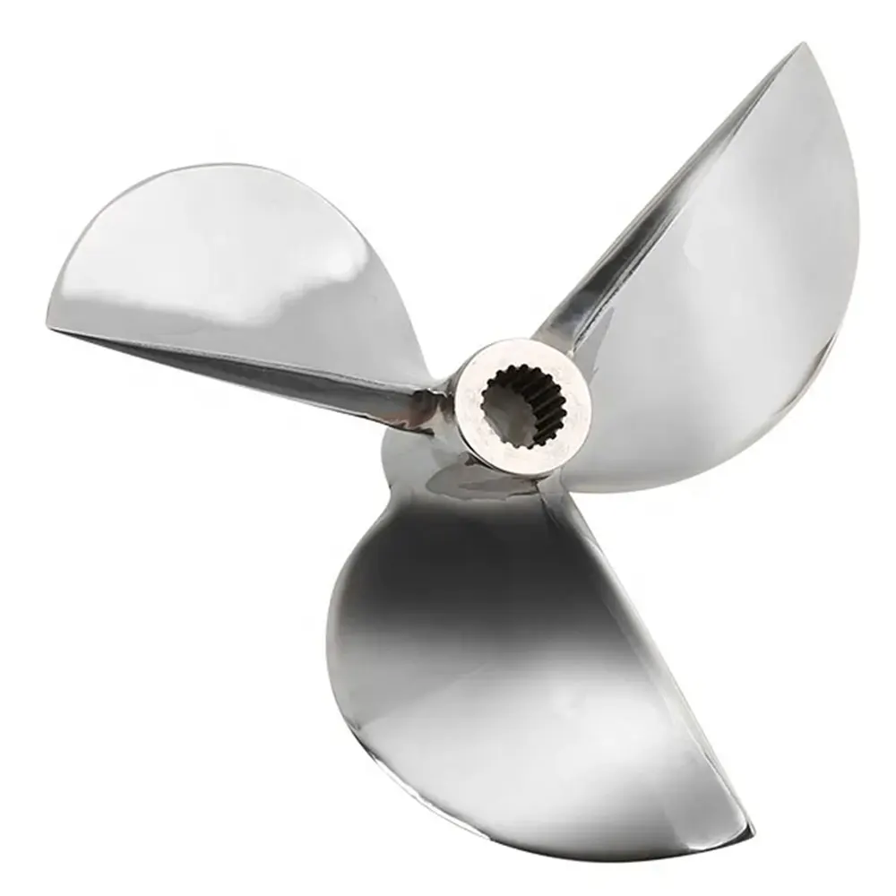 ZHENZHE Brand Factory Customized 3/4/5-Blade Stainless Steel Impeller Turbine Precision Casting Marine Propeller Parts Carbon