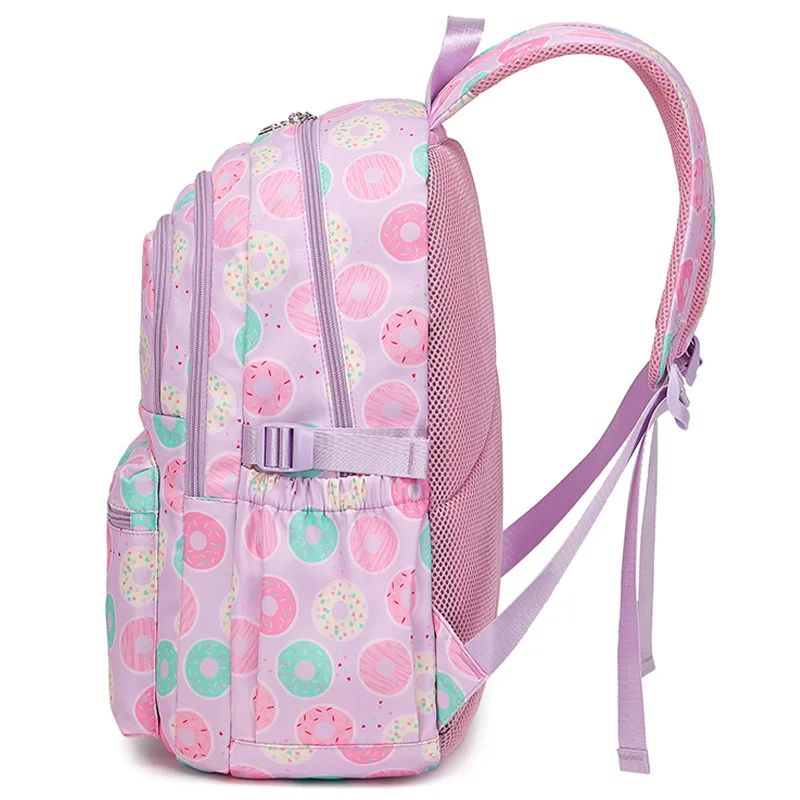 Mochilas escolares para meninas adolescentes, mochila impermeável para estudantes, mochila infantil com estojo de lápis, lancheira, 3 pcs por conjunto