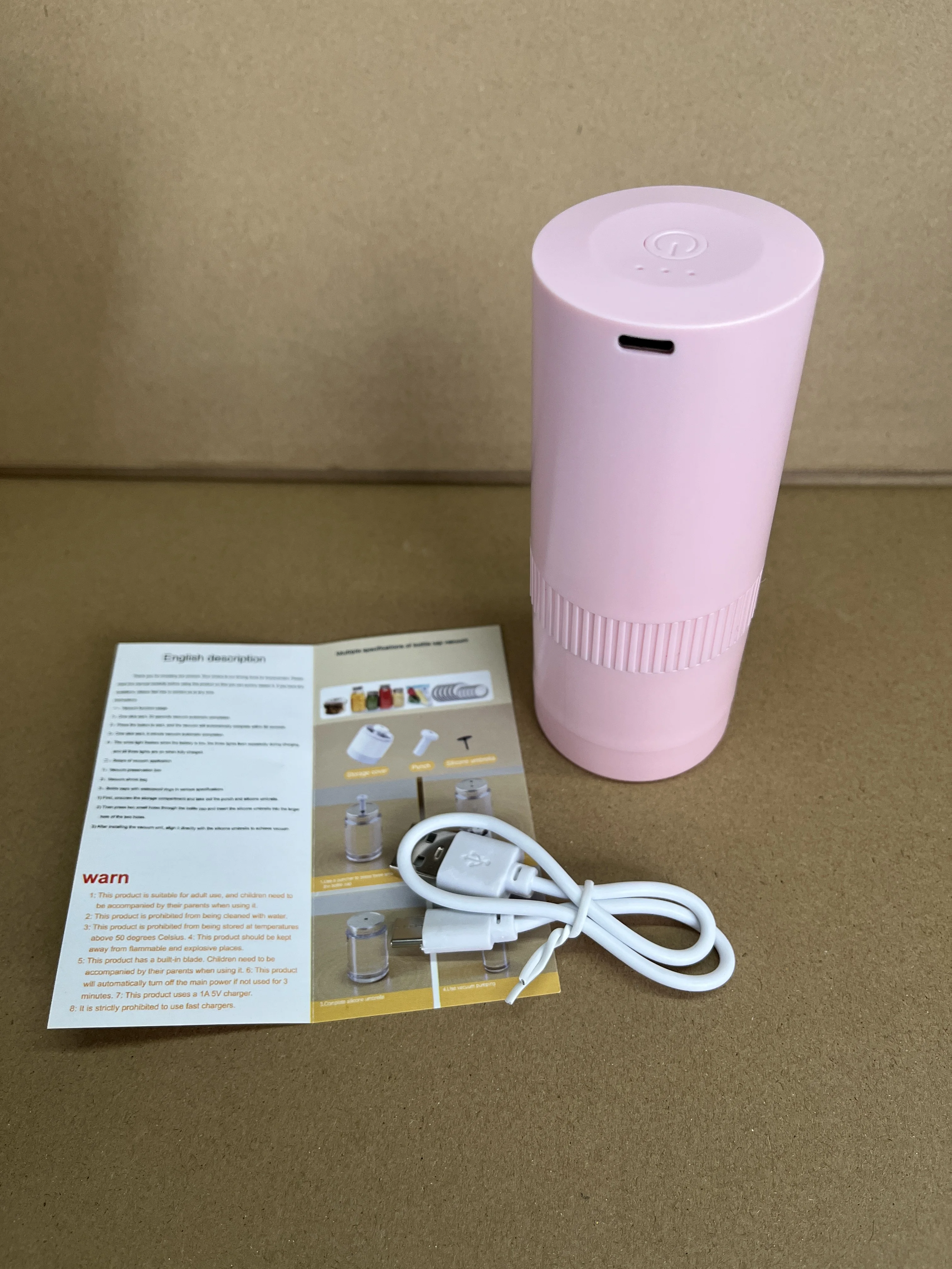 Outils de cuisine sans fil, sac alimentaire portatif, pompe de scellage sous vide, pot de bouteille, Machine de scellage sous vide pour pot Mason à bouche régulière et large