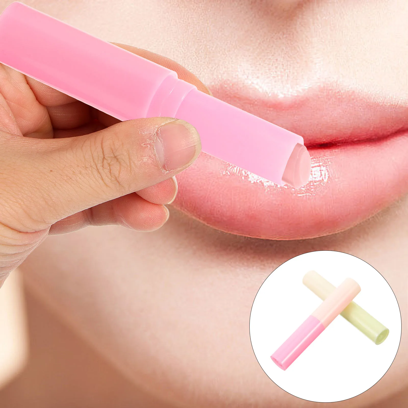 

15 Pcs Lipstick Tube Tubes Gloss Container DIY Containers Empty Plastic Refillable