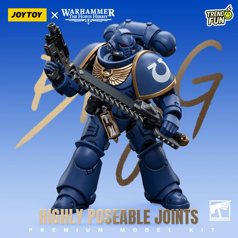 Warhammer 40K Ultramarines Intercessor عمل الشكل 1/18 مقياس 12 سنتيمتر Poseable أطقم منمذجة مع الأسلحة والاكسسوارات لعبة
