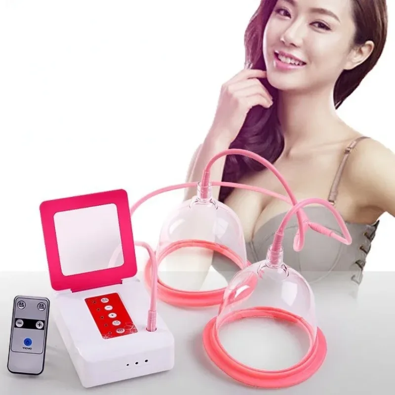 Electric Pump Cup Massager Vacuum Therapy Massage Breast​ Enlargement Cupping Machine  Body Shaping Butt Lifting Beauty Device