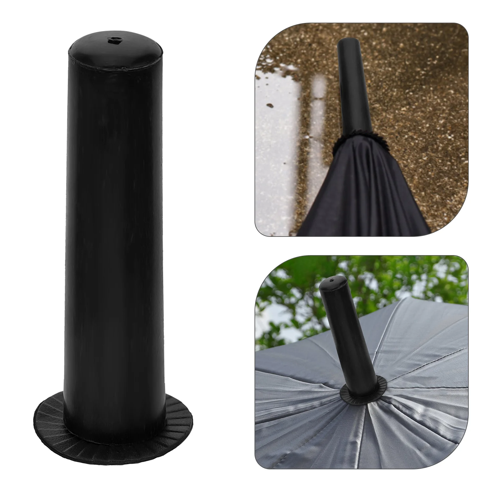 

2pcs Plastic Tip Caps Replacement Sun Accessories Repair Tips Cover Wear-Resistant Lightweight Rain Umbrella Repair Kit Pole