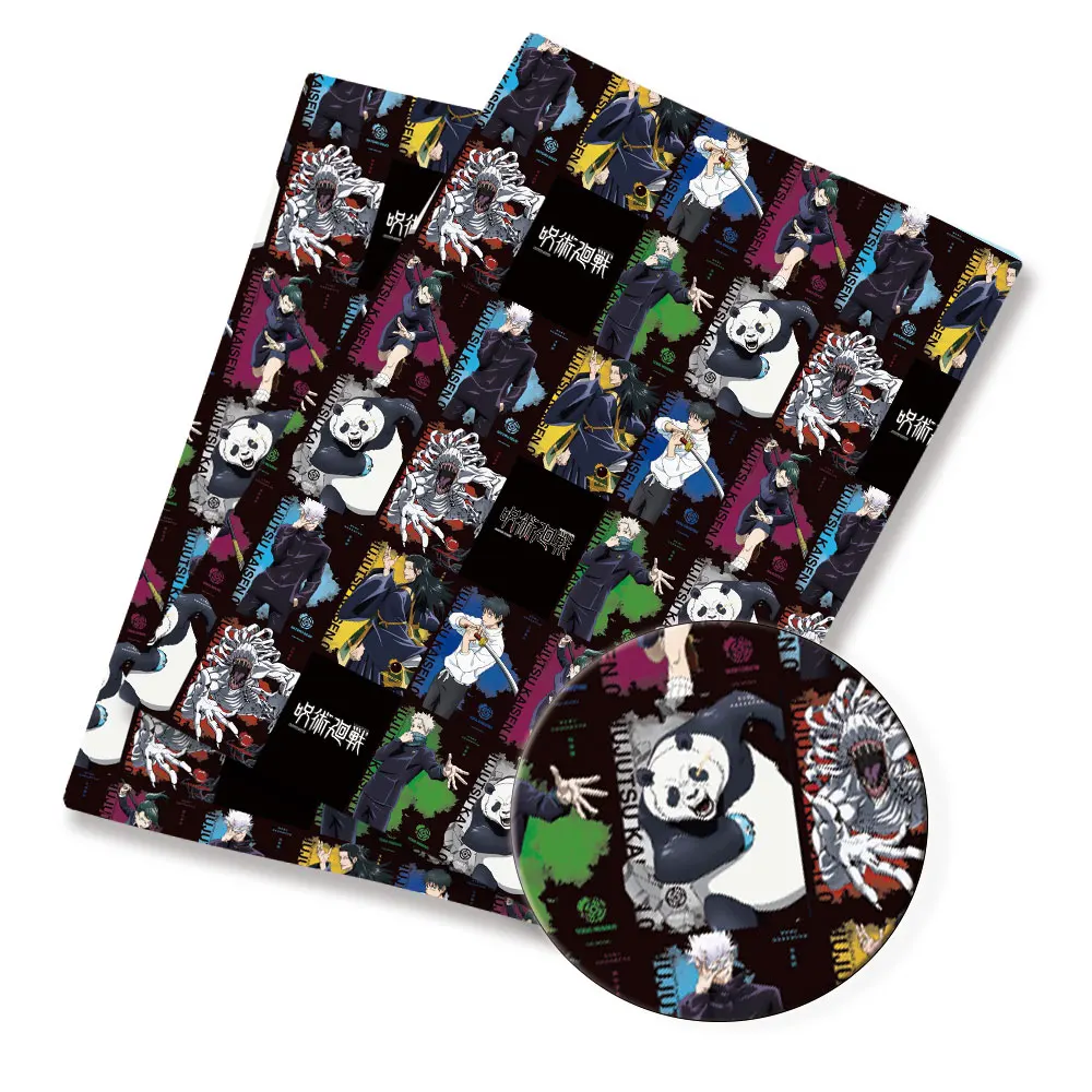 140x50CM Jujutsu Kaisen Fabric Cartoon DIY Polyester Cotton Fabrichandmade Sewing Patchwork Printed Fabric Fabric Anime Fabric