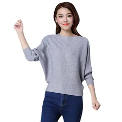 Fashionable Winter Trendy Sweater Minimalist Women  Long Sleeve  High-quality Round Neckr Knitting Stretchy short Tops