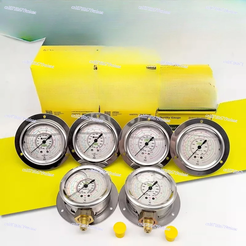 Radial Pressure Gauge R22/R134a Refrigeration and Air Conditioning High and Low Pressure Gauge Oil Pressure Gauge