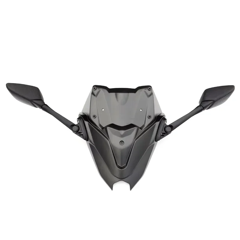 Suitable for motorcycle accessories with raised front windshield and front and rear mirrors