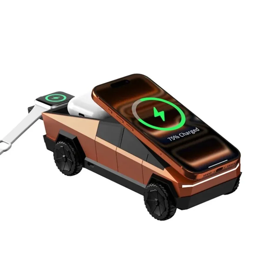 

Магнитное быстрое беспроводное зарядное устройство, настольная подставка для телефона 3 в 1, подставка для iPhone 16 15 14 13 12Pro Max Apple и Samsung Watch Airpods Pro