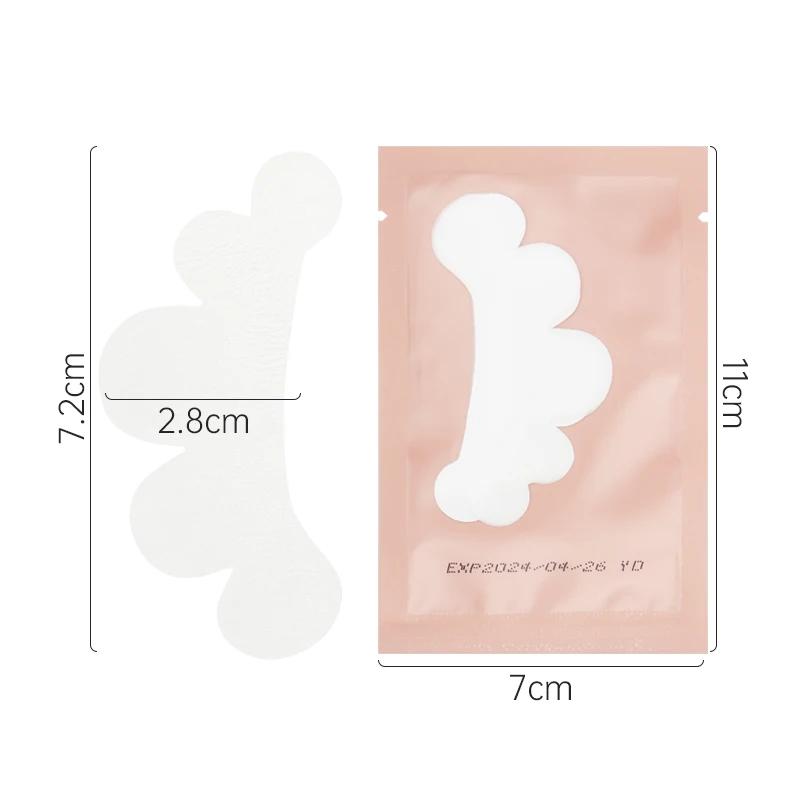 50 Pairs Cloud Shape Paper Eye Gel Patches Under Eye Pads Eyelash Extension Lashes Accessories Tips Female Makeup Tools