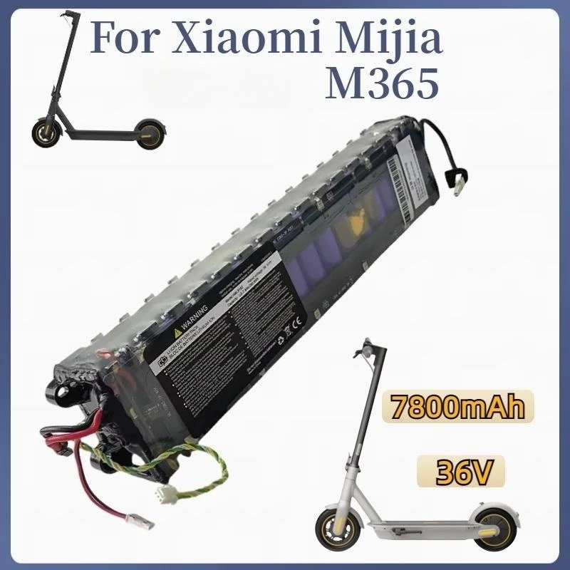 10S3P For Xiaomi M365 Battery Pack 36V 7800mah M365 Electric Scooter Battery 18650 Lithium Rechargeable Cells with Bluetooth BMS