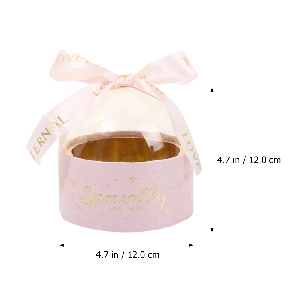 

2 Pcs C y Boxes Plastic Gift Packaging Box Wedding Party Buckets Reusable Stable Flat Bottom Storage Containers