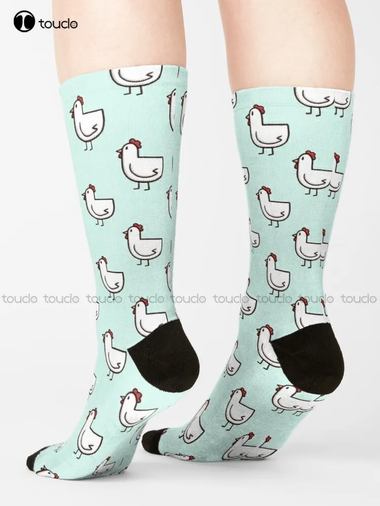 Chickens!! Socks Socks Men Personalized Custom 360° Digital Print Gift Harajuku Unisex Adult Teen Youth Socks Colorful Retro