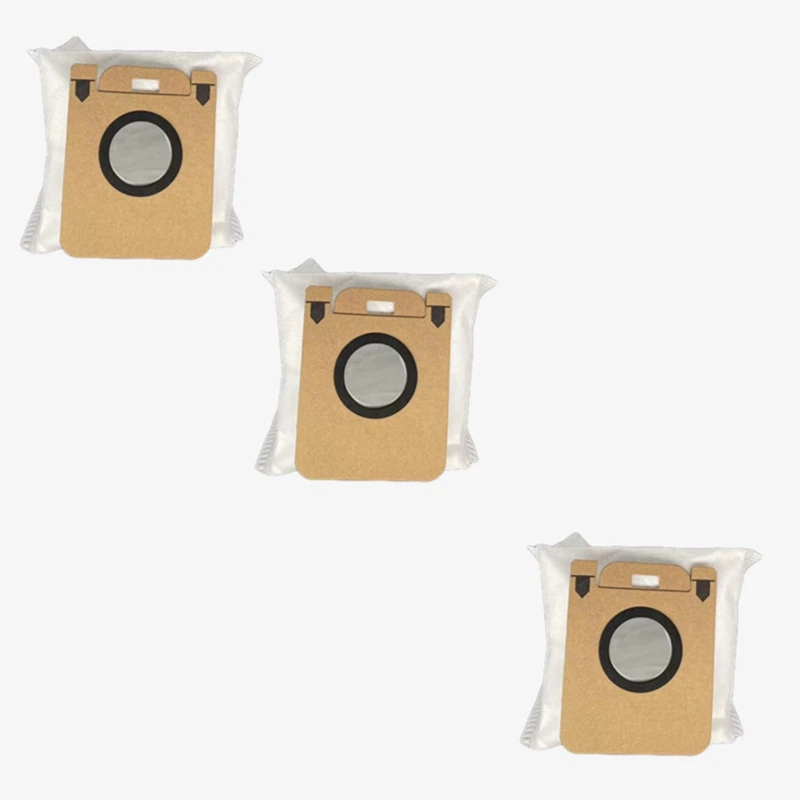 25ชิ้นอุปกรณ์เสริมถุงหูรูดถุงดูดฝุ่นถุงใส่ขยะอะไหล่สำหรับหุ่นยนต์ดูดฝุ่น Dreame Bot D10 PLUS