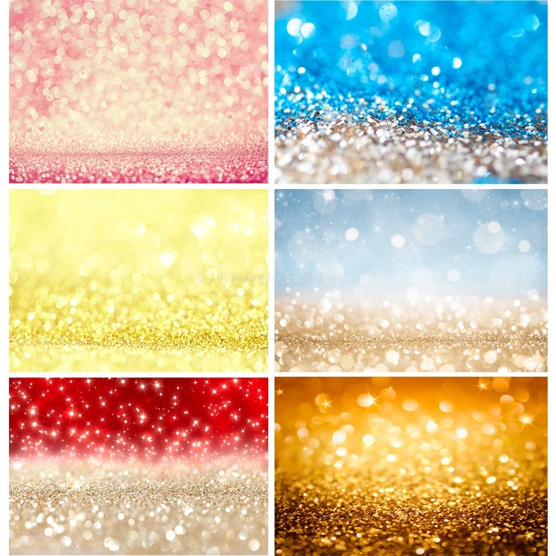 

ZHISUXI Vinyl Photography Backdrops Blur Light Spot Circular Facula,Abstract Background Glitter Photo Studio Prop YXX-81