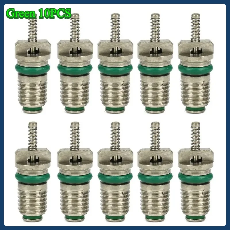 

10Pcs/Set AC R134A Automotive Valve Core Car Air Conditioning Cores Needles Repair Kit Heat Resistant Vehicle Car Accessories