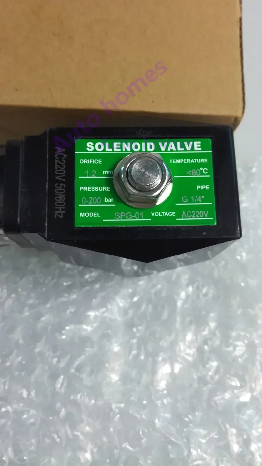 2 Way Water High Pressure Solenoid Valve 1/4