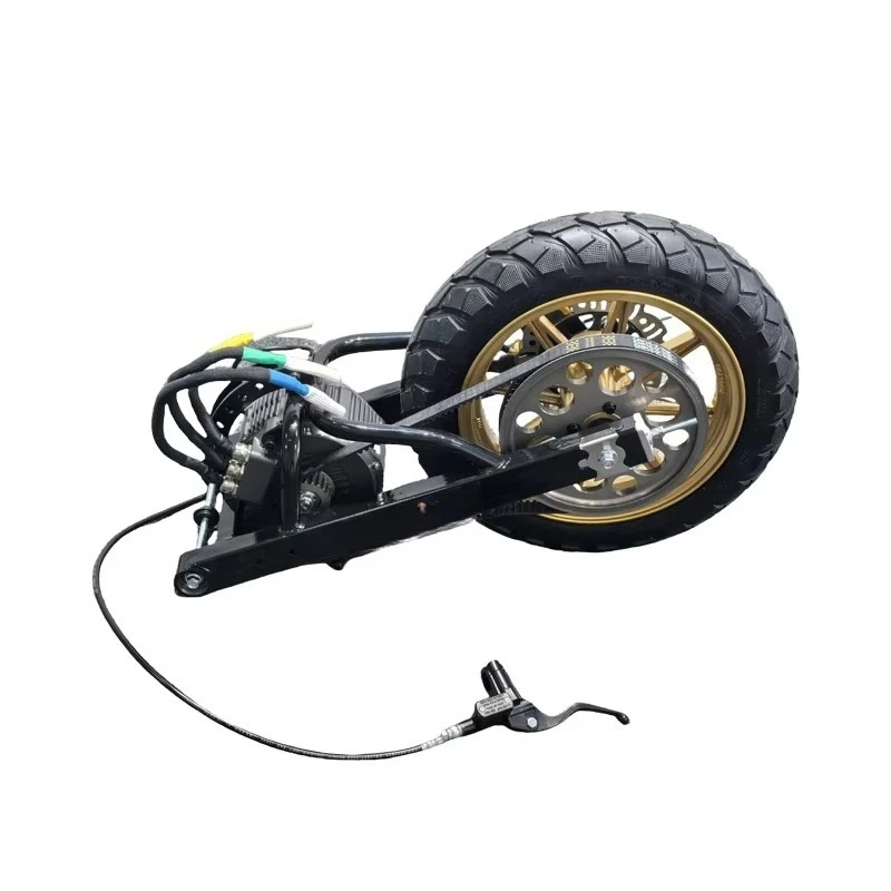 Aluminum Wheel Belt Street Version Kits 13KW Motor Swing Arm