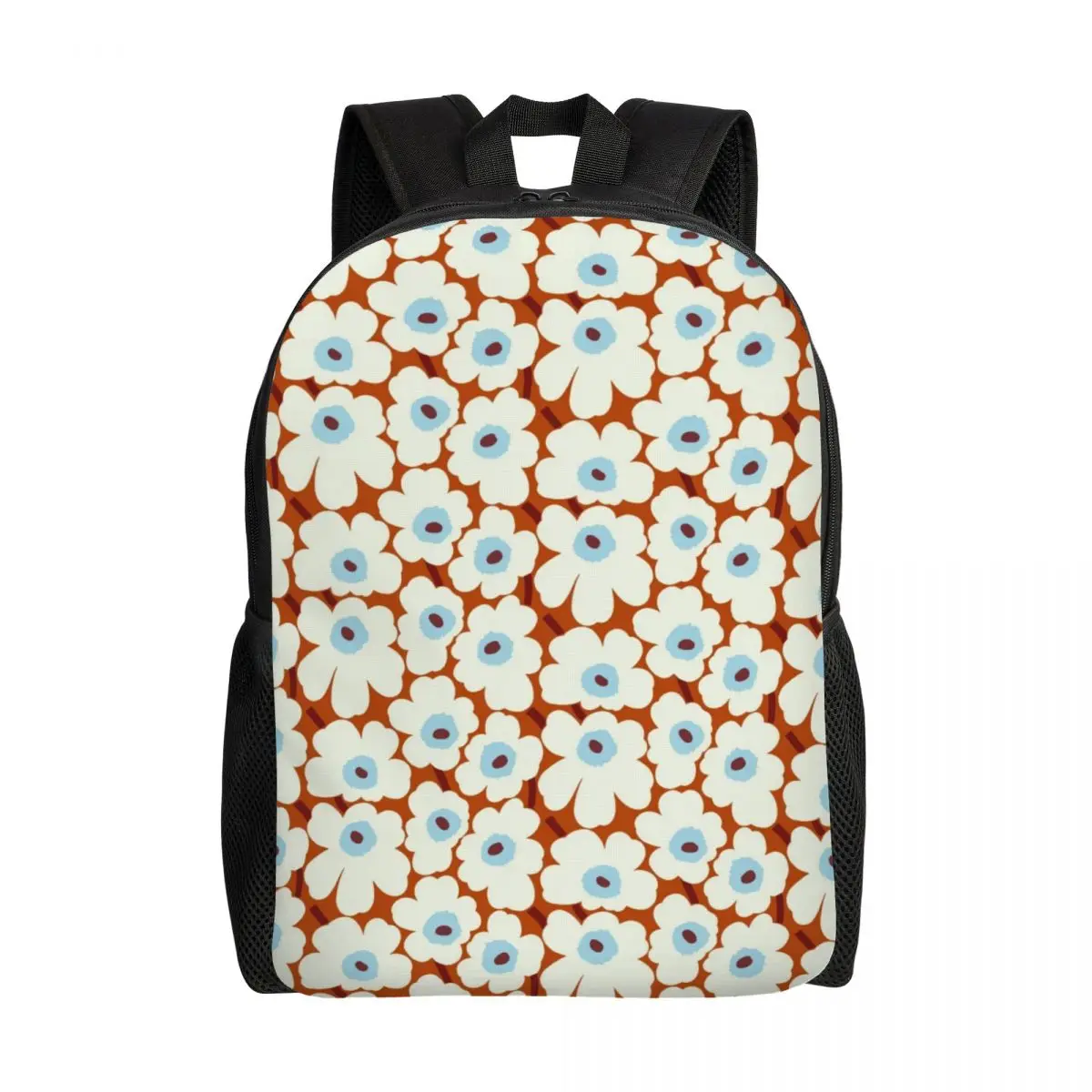 Custom Little Poppy Print Travel Backpack Men Women School Laptop Bookbag Fashion Modern Style College Student Daypack Bags