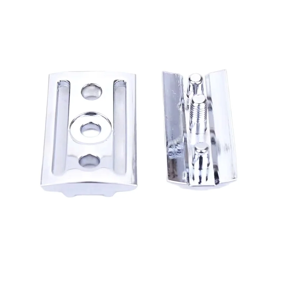 YAQI For Men Shaving Products Chrome Color Scalloped Bar Double Edge Safety Razor Head Wet Shave Tools Best Gift for Men